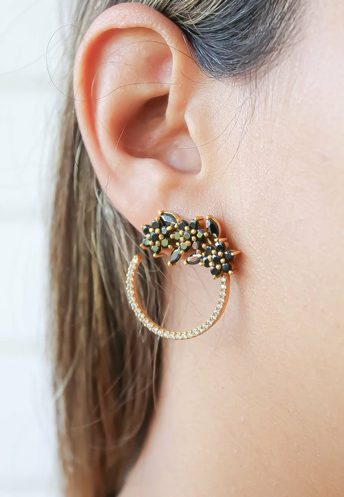 18K Goldene Salamander Ohrringe