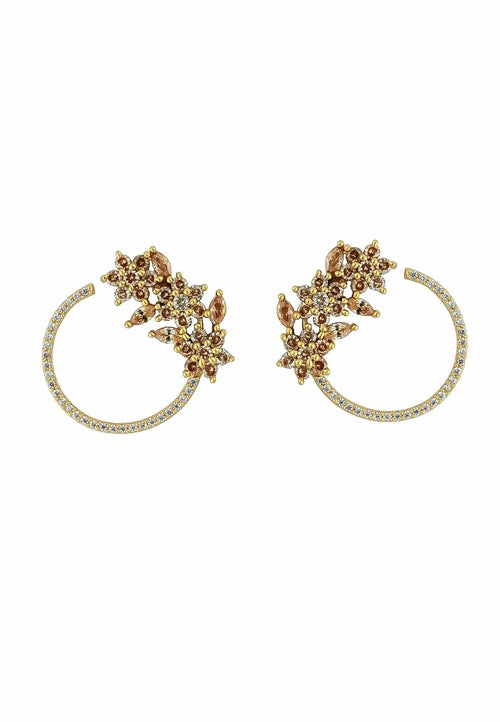 18K Goldene Salamander Ohrringe