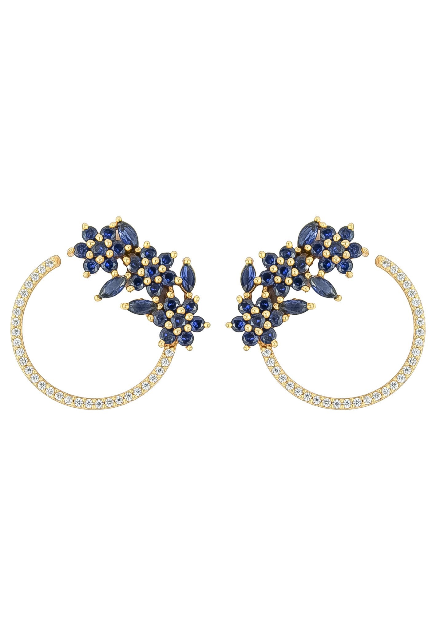 18K Goldene Salamander Ohrringe