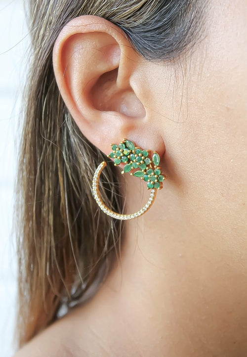 18K Goldene Salamander Ohrringe