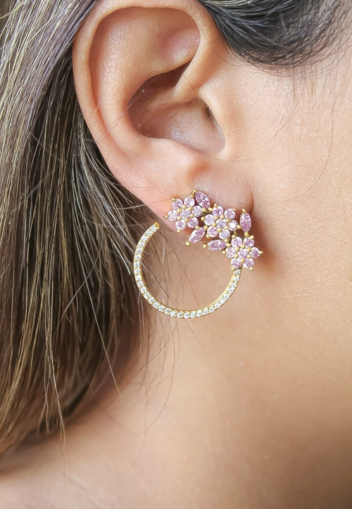 18K Goldene Salamander Ohrringe