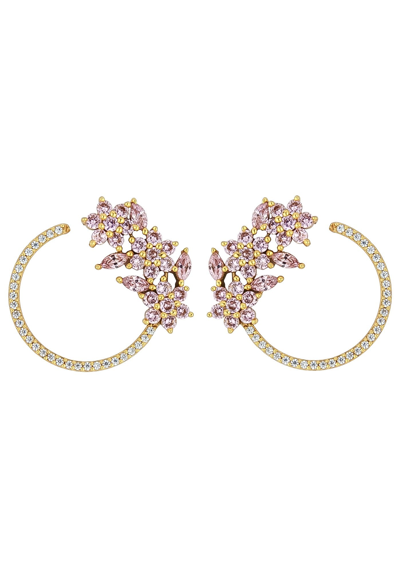 18K Goldene Salamander Ohrringe