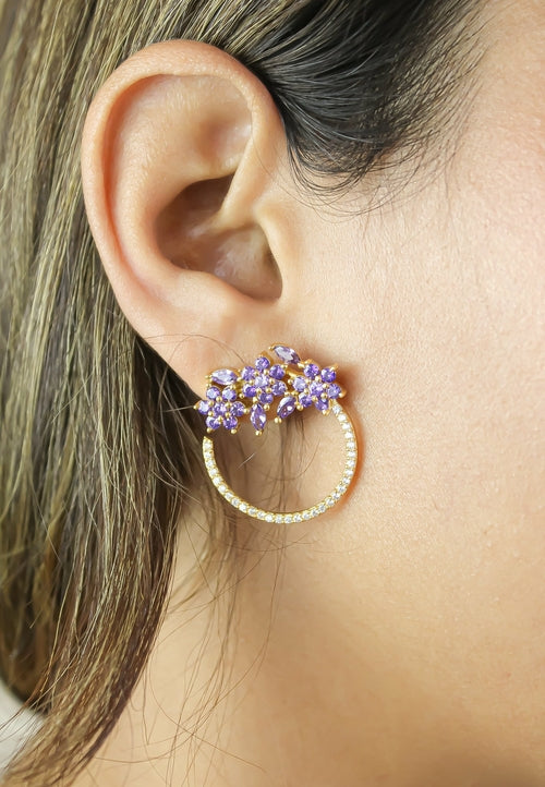 18K Goldene Salamander Ohrringe