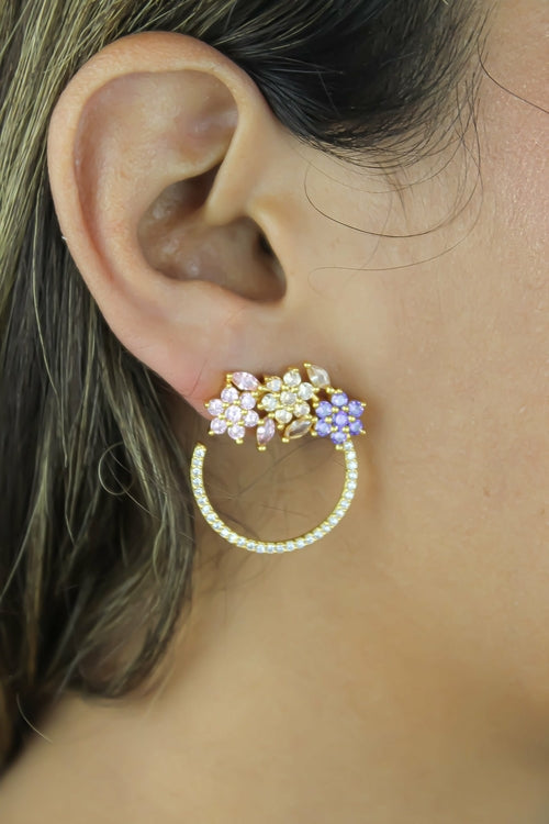 18K Goldene Salamander Ohrringe