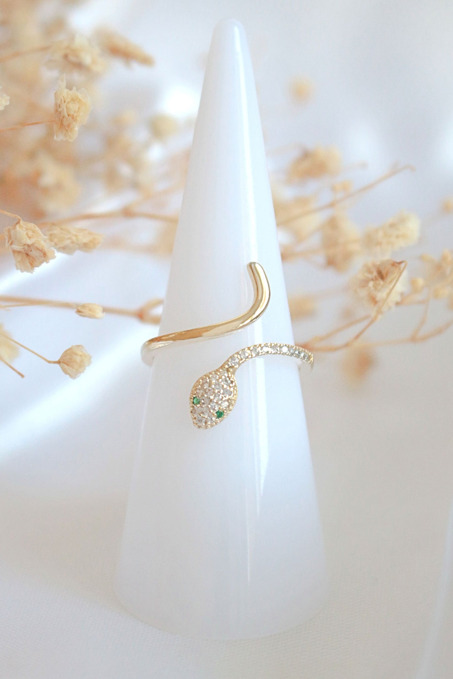 24 Karat Slytherin Verstellbarer Ring